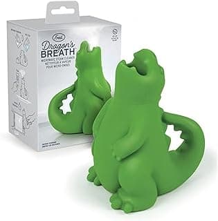 Genuine Fred DRAGON'S BREATH Microwave Steam Cleaner, BPA-Free Silicone Dragon Design, Easy to Use, Reduces Cleaning Time, Dishwasher...