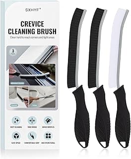 SXhyf Crevice Cleaning Brush - Grout Scrub Brush, House Cleaning Supplies, Gap Cleaning Tools, Home Essentials, Gifts for Women Men, Hard B...