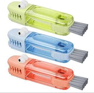 3 in 1 Cup Lid Gap Cleaning Brush Set, Multifunctional Bottle Cleaning Brush, Silicone Cup Lid Gap Cleaner, Home Kitchen Crevice Cleaning T...